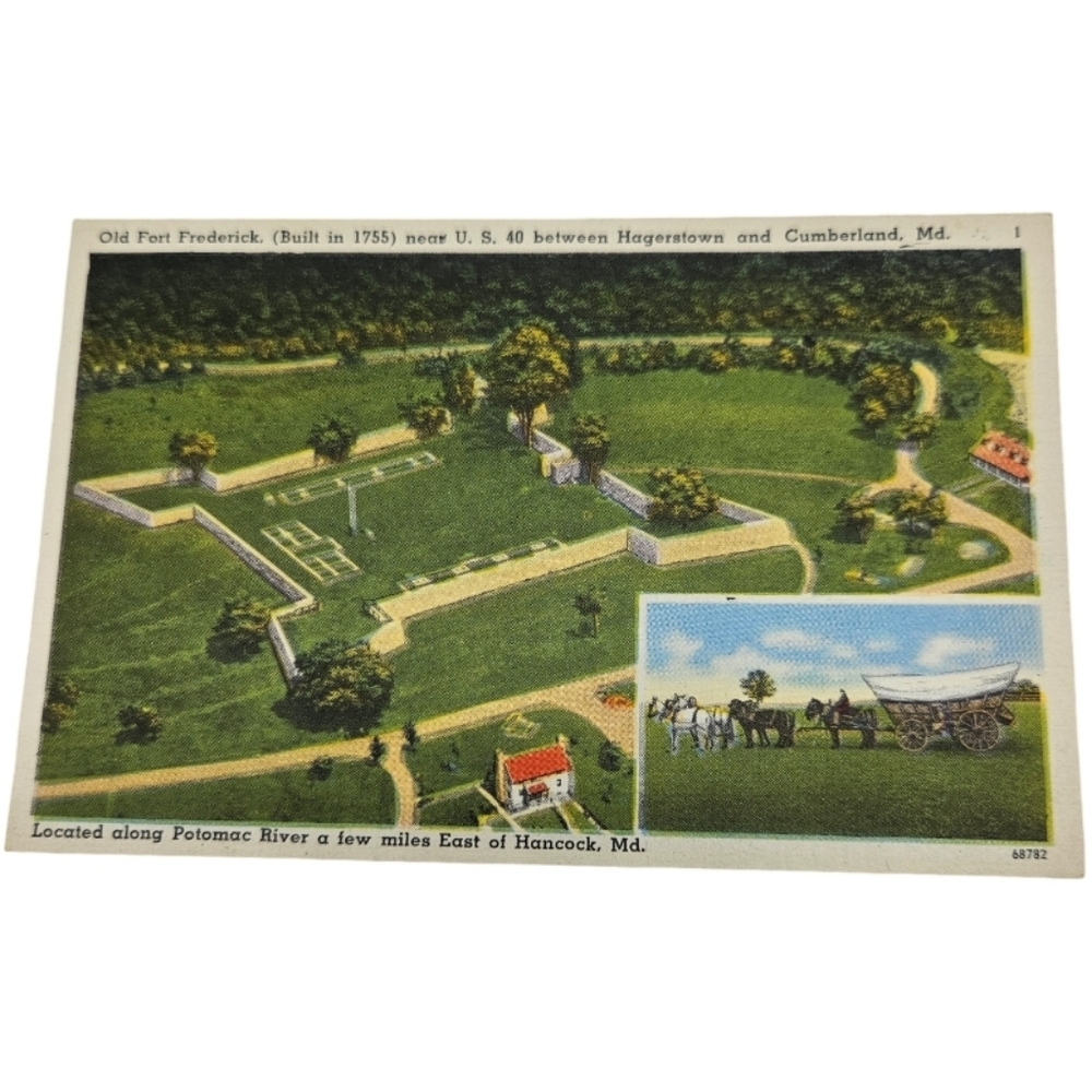 📬 Vintage Unused Postcard of Old Fort Frederick